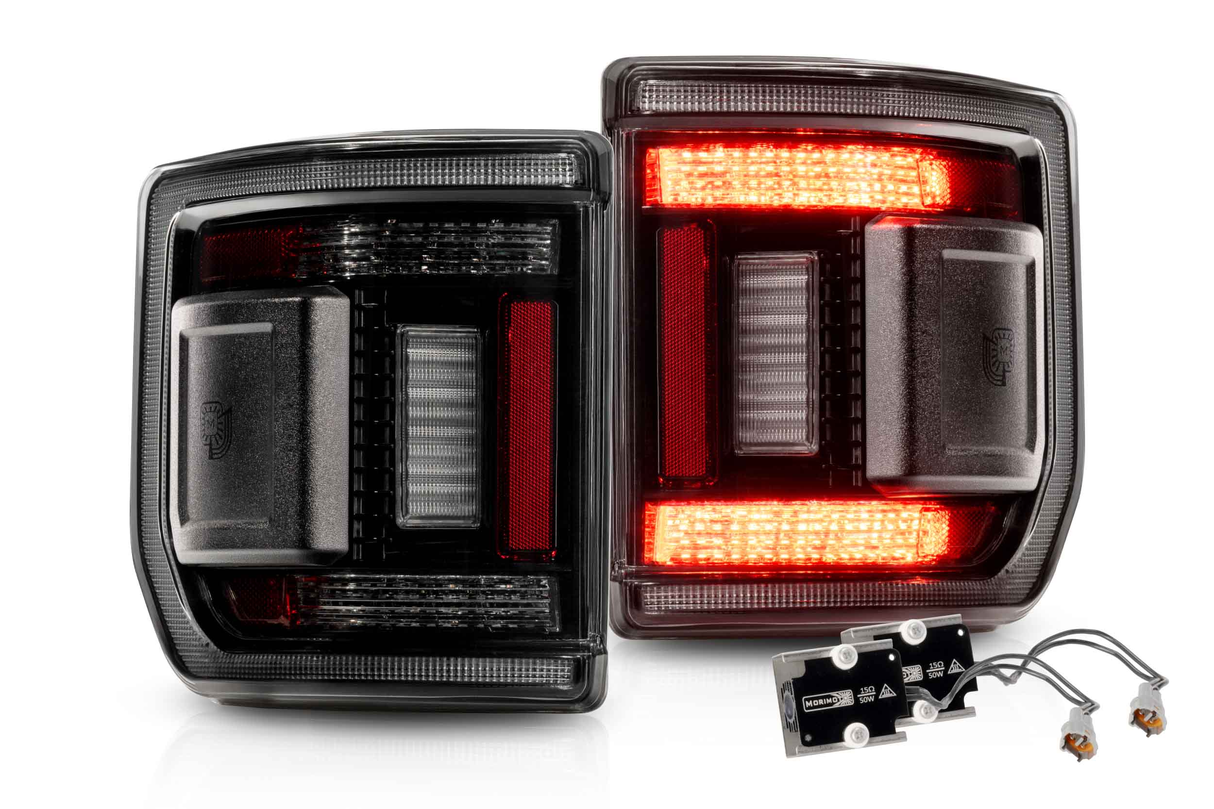 20-26 Jeep Gladiator JT XB LED Low Profile Tail Lights (Smoked)